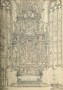UNBEKANNT "Darstellung des Hochaltars in Überlingen" von Jörg Zürn (um 1583 in Waldsee - 1635/1638 in Überlingen), Federzeichnung, unten rechts datiert 1960, R: 51x40cm, Signatur des Künstlers auf der Rückseite