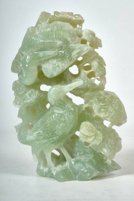 JADE Vögel, 25x17x6 cm, China