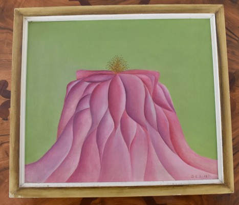 Ellinger-Binder, Gertrude (geboren 1938) Alternde Schönheit, Öl auf Leinwand, 1971.