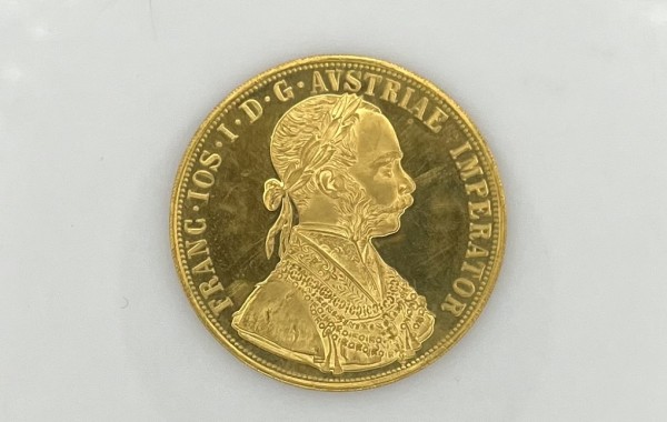 Österreich 4 Dukaten, 1915.