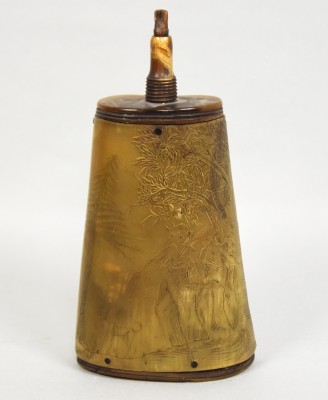 PULVERDOSE aus Horn PULVERDOSE aus Horn