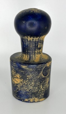 Chinesischer Stempel, aus Ton, blau.