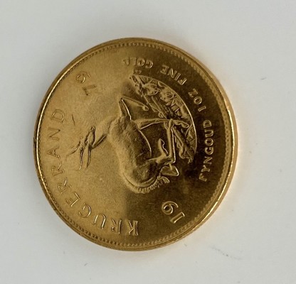 Krügerrand 1979, eine Unze, Feingold.