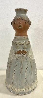 Keramikvase, Ungarn, 20. Jahrhundert.