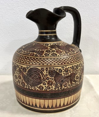 Korinthische Oinochoe, 625-600 v. Chr., Replik.