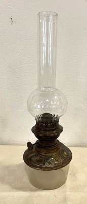 Petroleumleuchte, Jugendstil.