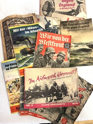 Groschenromane: Kriegsbücherei der deutschen Jugend, 141 Hefte.