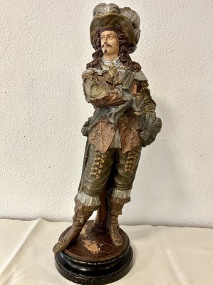 Anonym (19. Jahrhundert) Ritter, Keramik.