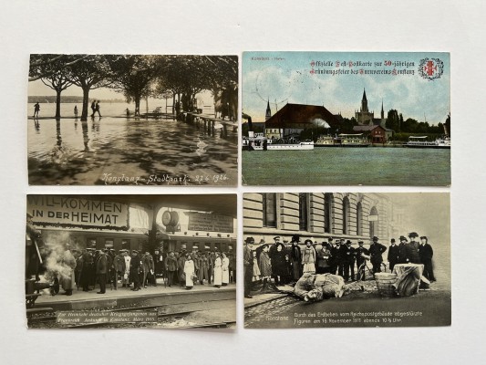 50 Postkarten Konstanz,, Sammelschwerpunkt 'Personengruppen und ihr Gewerke', ab 1900.