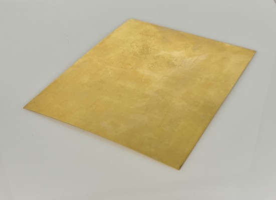 Goldplatte, 833 Kronengold, 51,34g.
