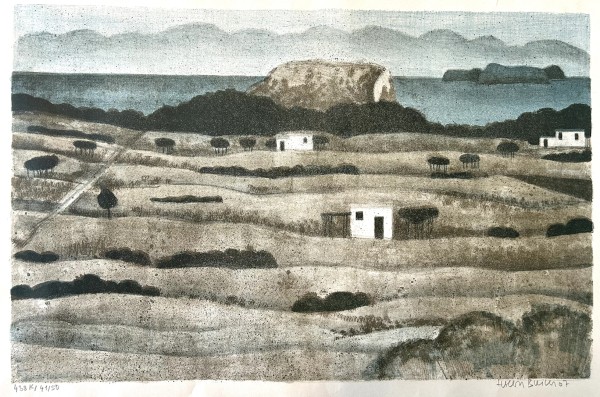 Breiter, Herbert (1927-1999) In den Dünen, 1967, Lithographie.