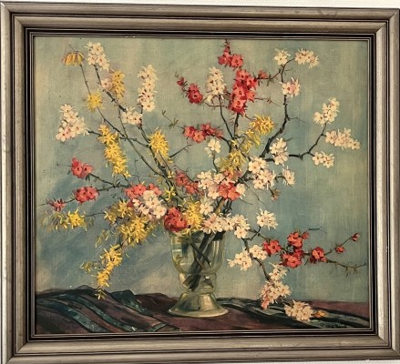 Regele, Rolf (1899-1987) Blumenstrauß, Offset-Druck. Ein typisches Motiv Regeles als hochwertiger Offset-Druck.