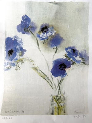 Wachter, Emil (1921-2012) Florale Drucke 1989/96, Offset-Druck.