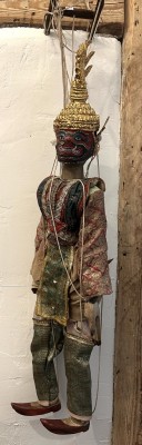 Thailändische Marionette mit Drachenkopf, 19./20. Jahrhundert.