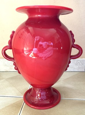 Martinuzzi, Napoleone (1892-1977) Vase, Murano Glas, um 1930.