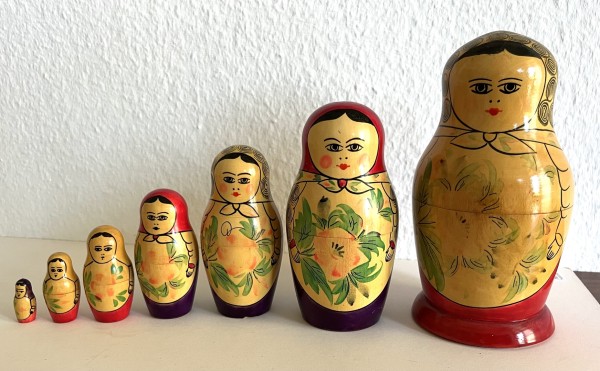 Matroschka-Puppe, Moskau, 1966.