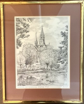 Blömer, Irene (20. Jahrhundert), Konstanz, sechs Original-Lithographien. Darunter: 