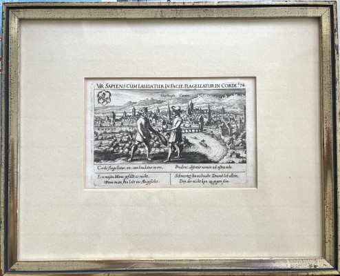 Schaffhausen, aus Meisners Schatzkästchen, Kupferstich um 1540.