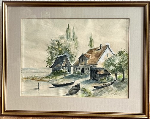 Anonym (20.Jahrhundert) Reichenau, Mischtechnik.