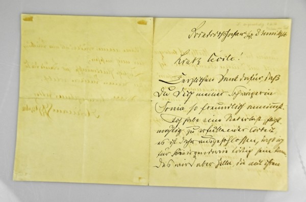 AUTOGRAPH Ferdinand Graf von Zeppelin Juni 1916 AUTOGRAPH Ferdinand Graf von Zeppelin Juni 1916
