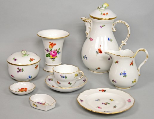 MEISSEN KAFFEESERVICE für 6 Personen