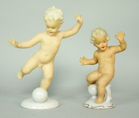 ZWEI PUTTI Schaubach Kunst