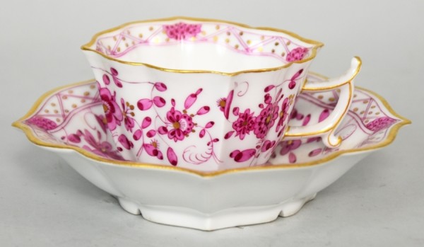 MEISSEN MOKKATASSE mit Untertasse