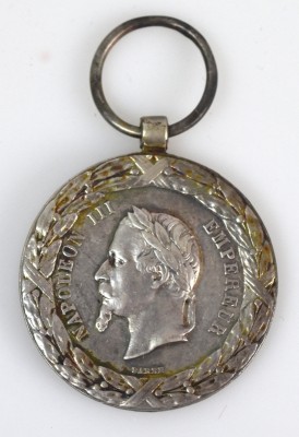 (ZWEITES) FRANZÖSISCHES KAISERREICH (1852-1870) Erinnerungsmedaille an die Mexiko-Expedition [Médaille commémorative de l'Expédition du Mexique] (1863)