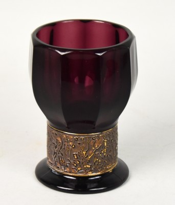 BECHERGLAS im Stile MOSER (Karlsbad) BECHERGLAS im Stile MOSER (Karlsbad)