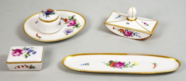 SCHREIBGARNITUR 4tlg. Rosenthal