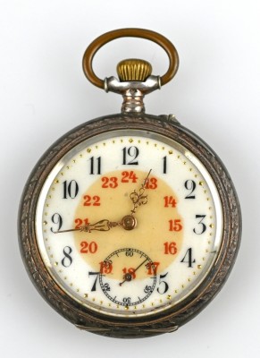 TASCHENUHR Galonne Silber 800