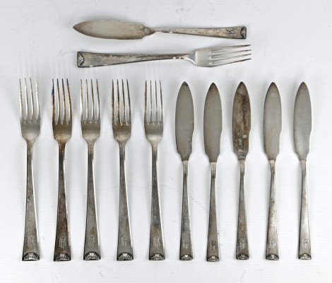 FISCHBESTECK für 6 Pers.