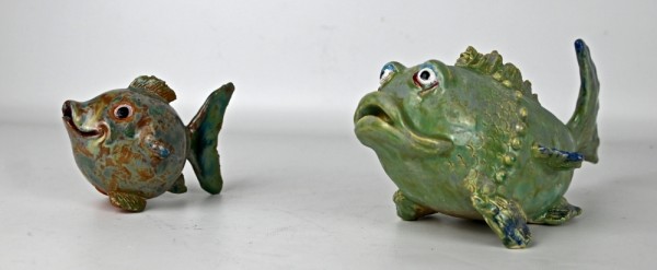 2 FISCHE Künstlerin: Laetitia Schneider-Blumberg 2 FISCHE Künstlerin: Laetitia Schneider-Blumberg