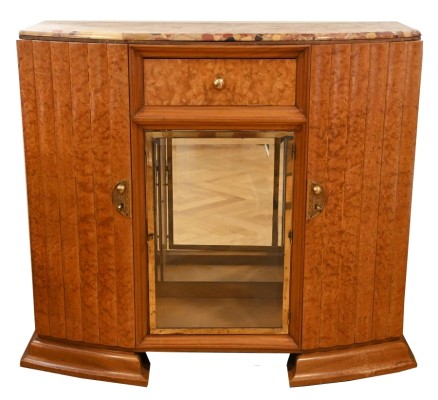 ART DECO HALBSCHRANK