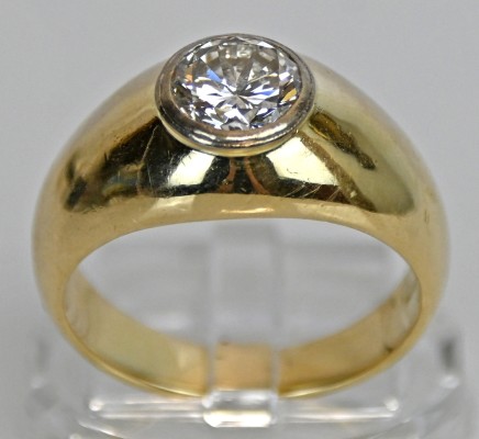 BRILLANTRING großer Solitärbrillant 2ct [1]
